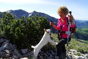 In Söc di Agnei (Cima degli Agnelli), detta anche Cima Camplano (2057 m) il 9 maggio 2015 - FOTOGALLERY